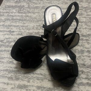 Black Slingback Heels